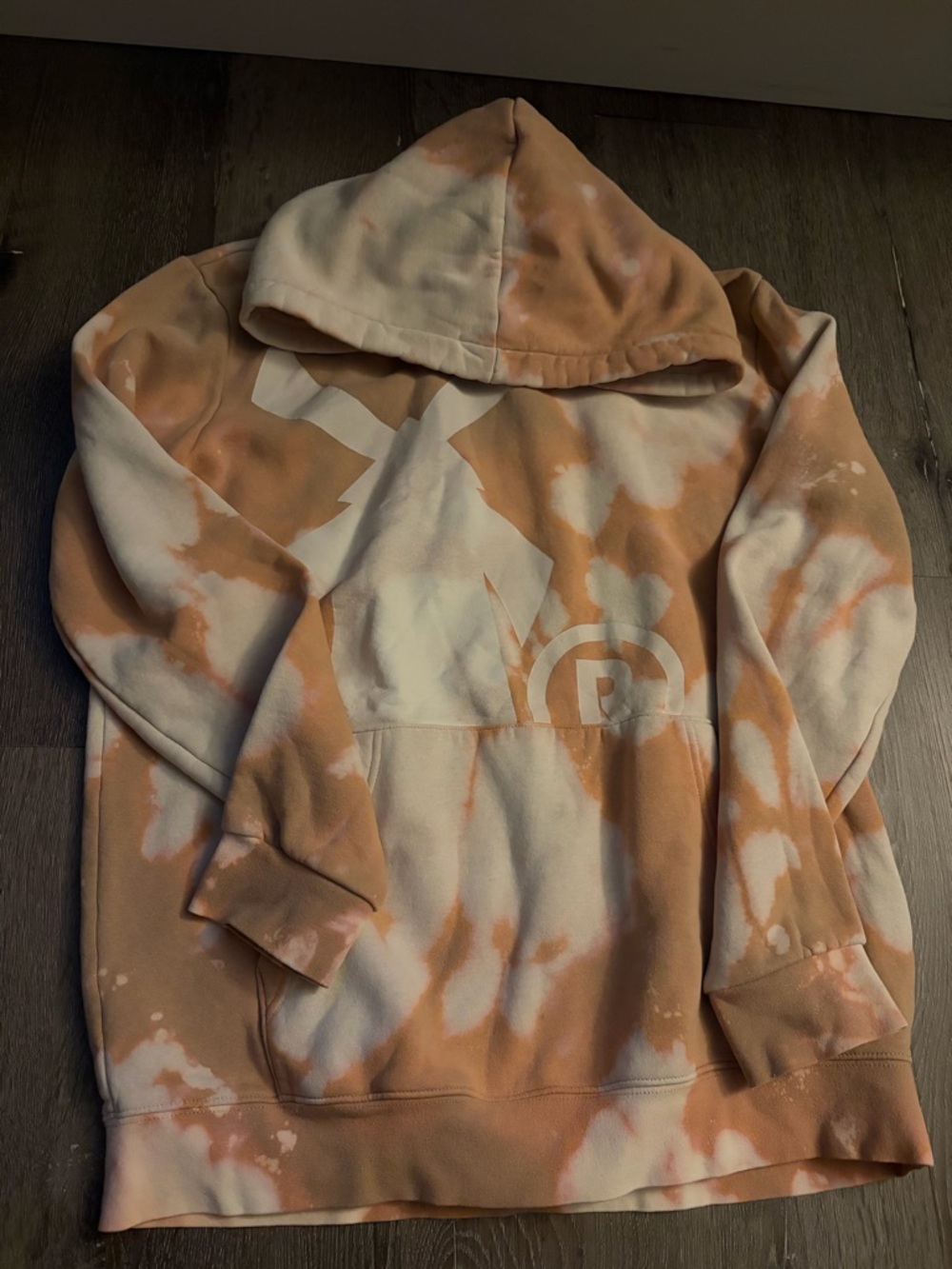 Dutch Bros Peach Tie-Dye Pullover Hoodie